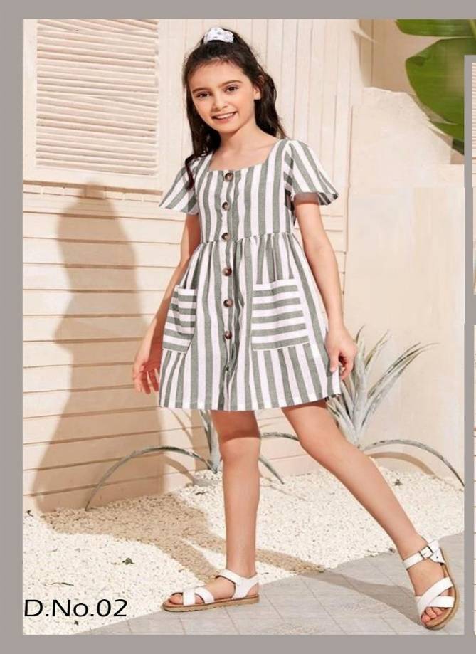  A-T western Party Wear Designer One Piece Baby Girls Collection